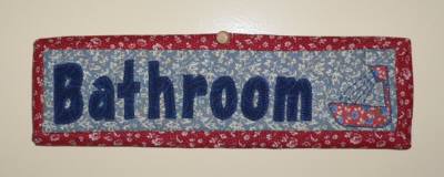 バスルームのサイン