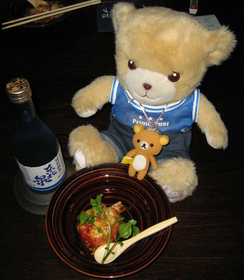 ２日目の夕食－トマトのファルシー