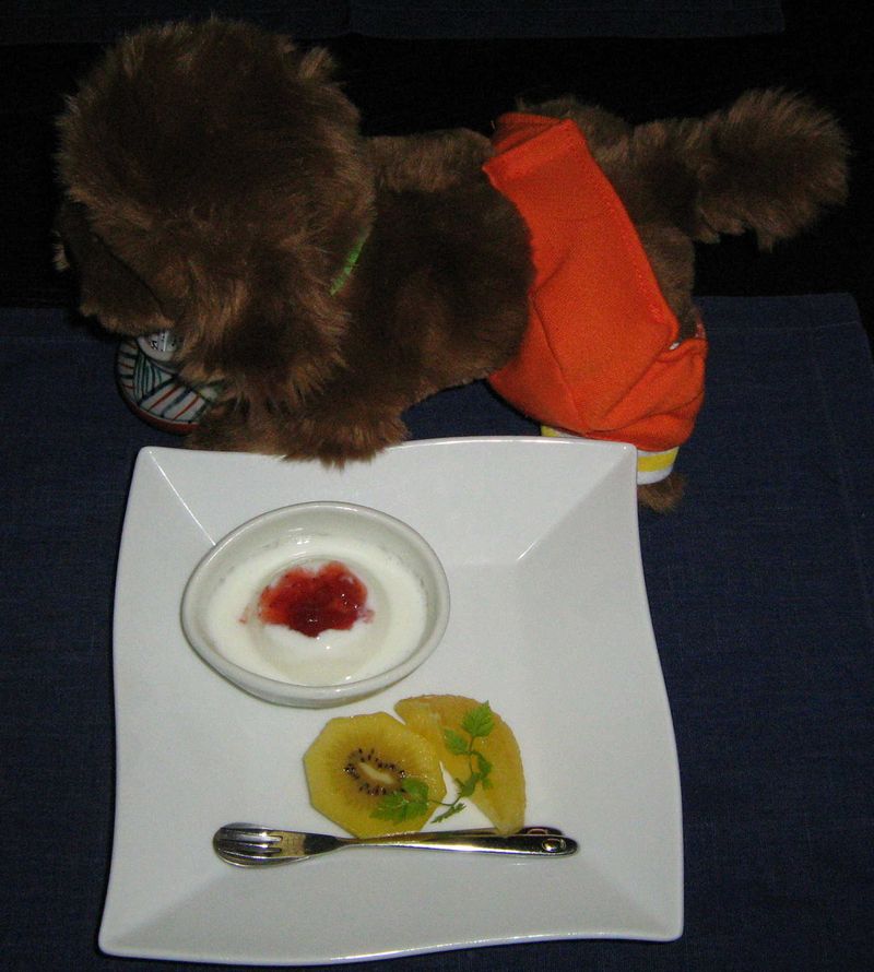 ３日目の朝食－デザート