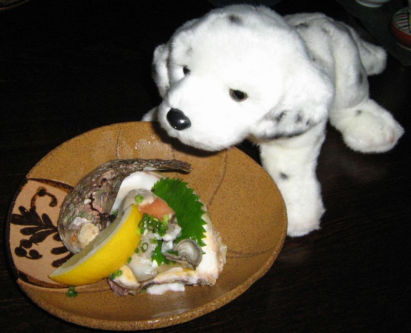 3日目の夕食-岩がき