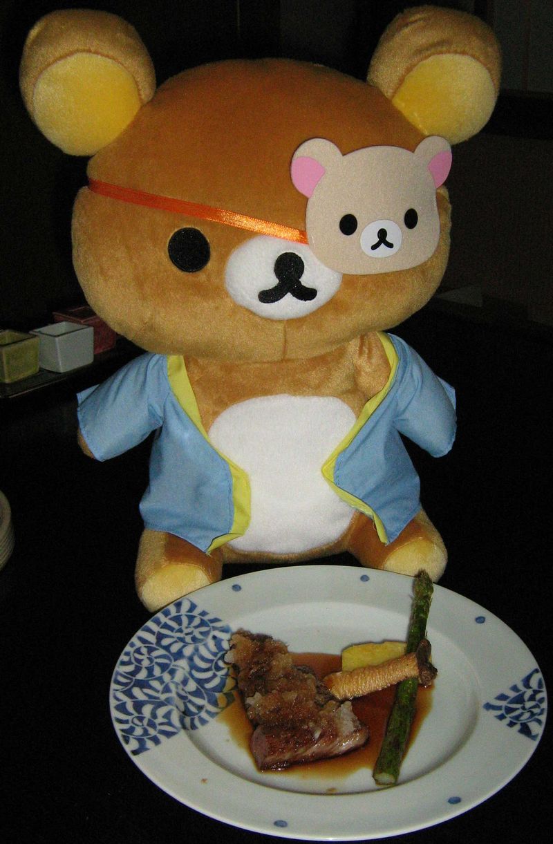 3日目の夕食-山形牛のステーキ