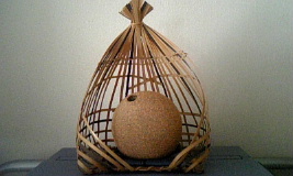 竹飾り　花瓶.JPG