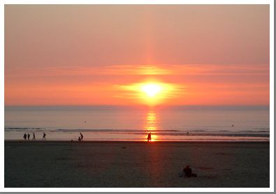 夕日