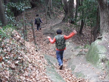 瑞泉寺の下り
