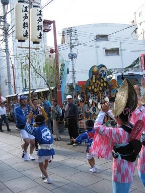 奥山おまいりまち商店街【阿波踊り】