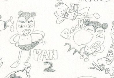 Pan 2 パンツーマンです 墨のイラスト 楽天ブログ Pan 2 パンツーマンです 墨のイラスト 楽天ブログ