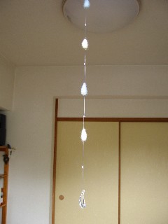 レインドロップスの飾り