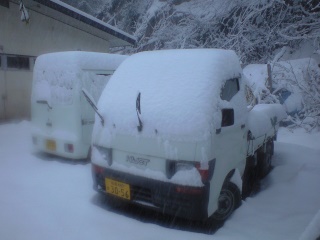 雪防止の愛車たち１.JPG