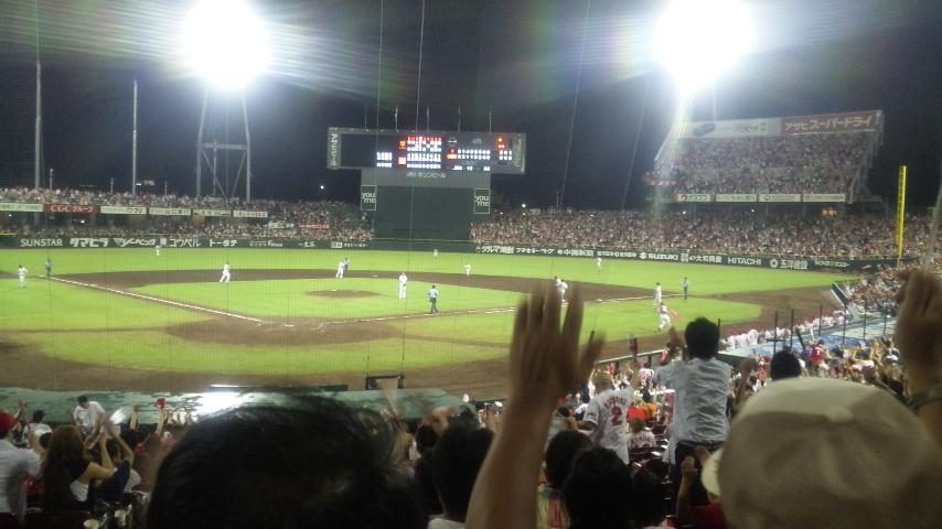 ８月１３日巨人戦３