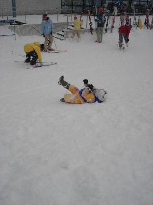 雪遊び