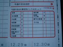 ESSE 1月号 付録 家計簿