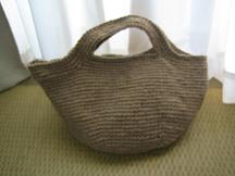 麻ひもバッグ