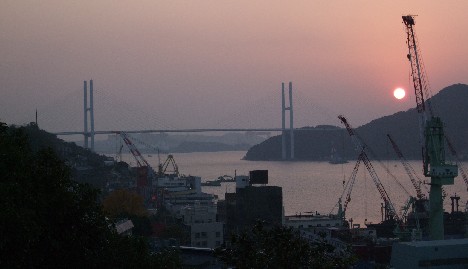 夕日