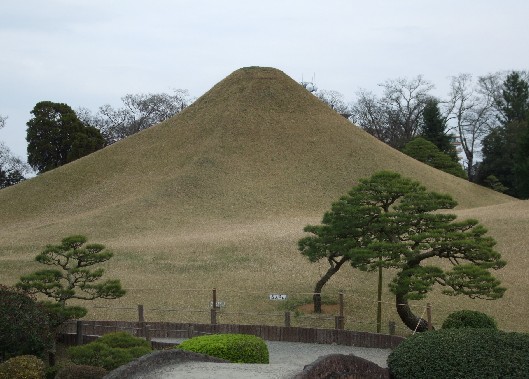 水前寺の富士
