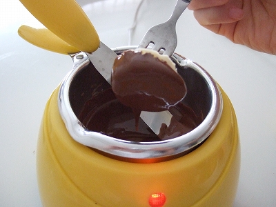 チョコフォンデュ
