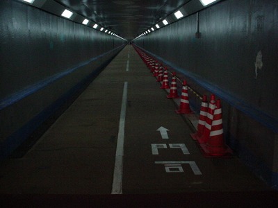 関門トンネル人道_山口県側スタート地点