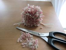 ポンポンヘアゴム４