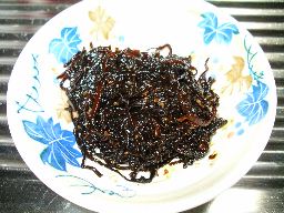細切昆布、このまま食卓へ・・・