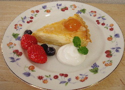 チーズケーキ　きんかん風味　カット１