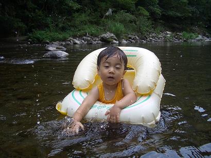 H18.8.13　安芸川で♪　(２)