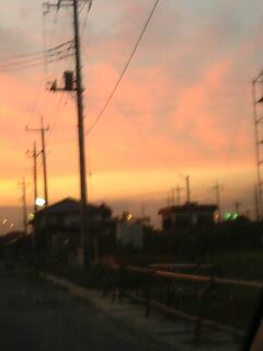 8月8日の夕方の空2