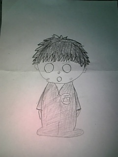 黒豹君の自画像といいますか、黒豹君が自分で描かれた絵ですね。これは僕の感覚からいくとかなり似ています（笑