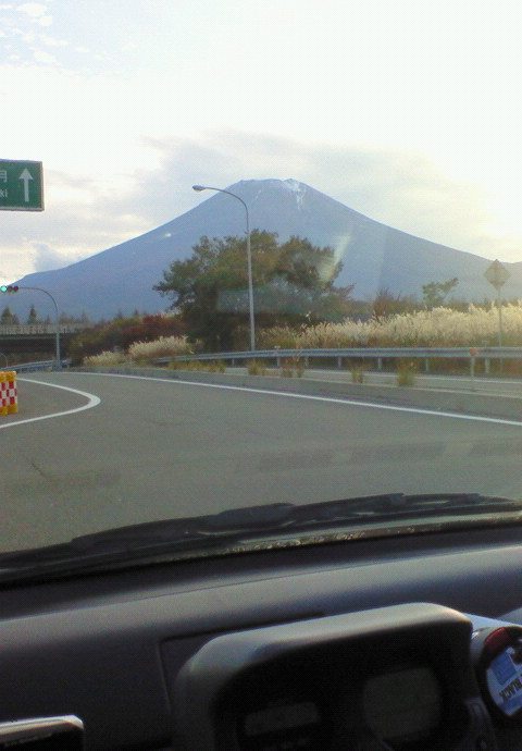 富士山（車窓から）