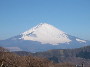 冬の富士山