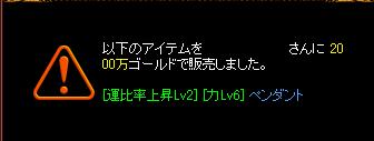 運比ペンダントお買い上げ（20090228）