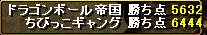 vs ドラゴンボール帝国様（結果；20090208）