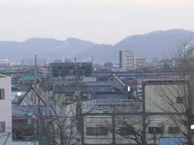 屋上から