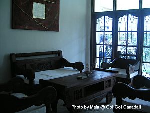 バリの家、リビング