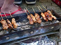 sate cooking