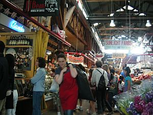 inside of Granville Island