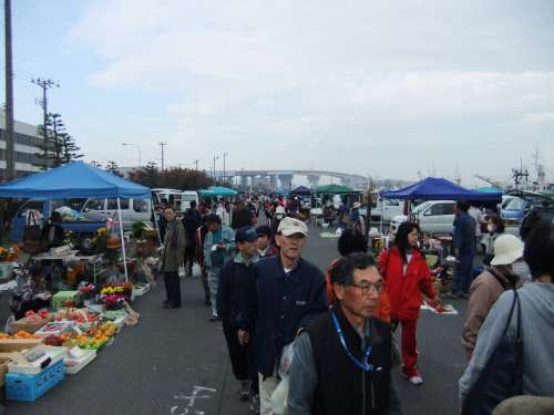 八戸港　朝市1　☆　2009/10/18