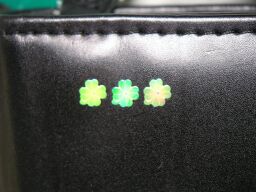 四つ葉のシール