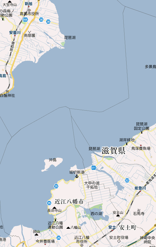 琵琶湖地図大