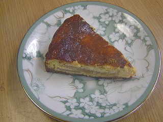 りんごのチーズケーキ