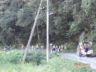 青龍寺に行くまでの風景