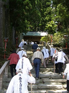 恐怖の階段　焼山寺