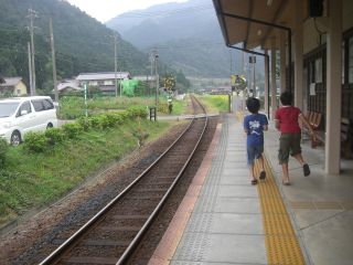 温泉のある駅３