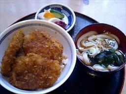 ソースかつ丼セット