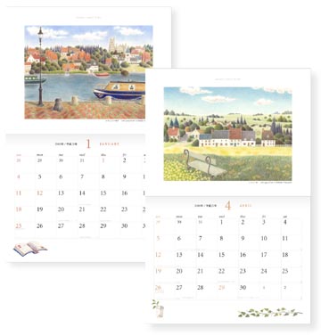 2009カレンダー見開き