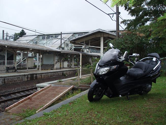 中軽井沢駅ホーム