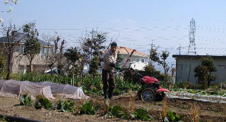 耕運機作業