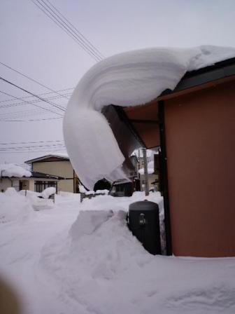 屋根の雪