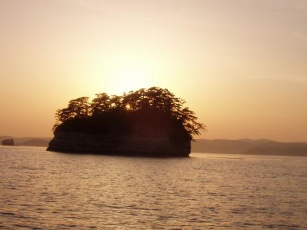 夕日の松島