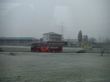 コモからミラノに向かって