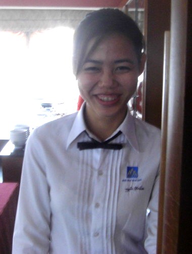 ホーチミンで宿泊したヒテルの女性