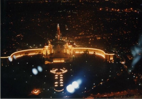 エッフェル塔の上から